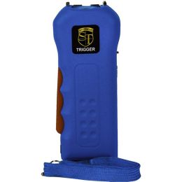 80,000,000 volt MultiGuard Stun Gun Alarm and Flashlight with Built in Charger Blue