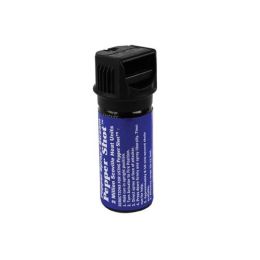 Pepper Shot 2 ounce 10% Flip top Actuator Pepper Spray Stream