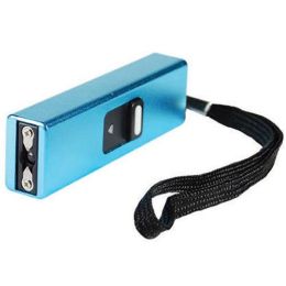 Slider 10 million volt stun gun flashlight 4.9 milliamps Blue