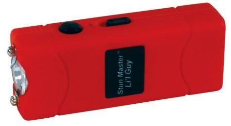 Stun Master Lil Guy 12,000,000 volts Stun Gun W/flashlight and Nylon Holster Red